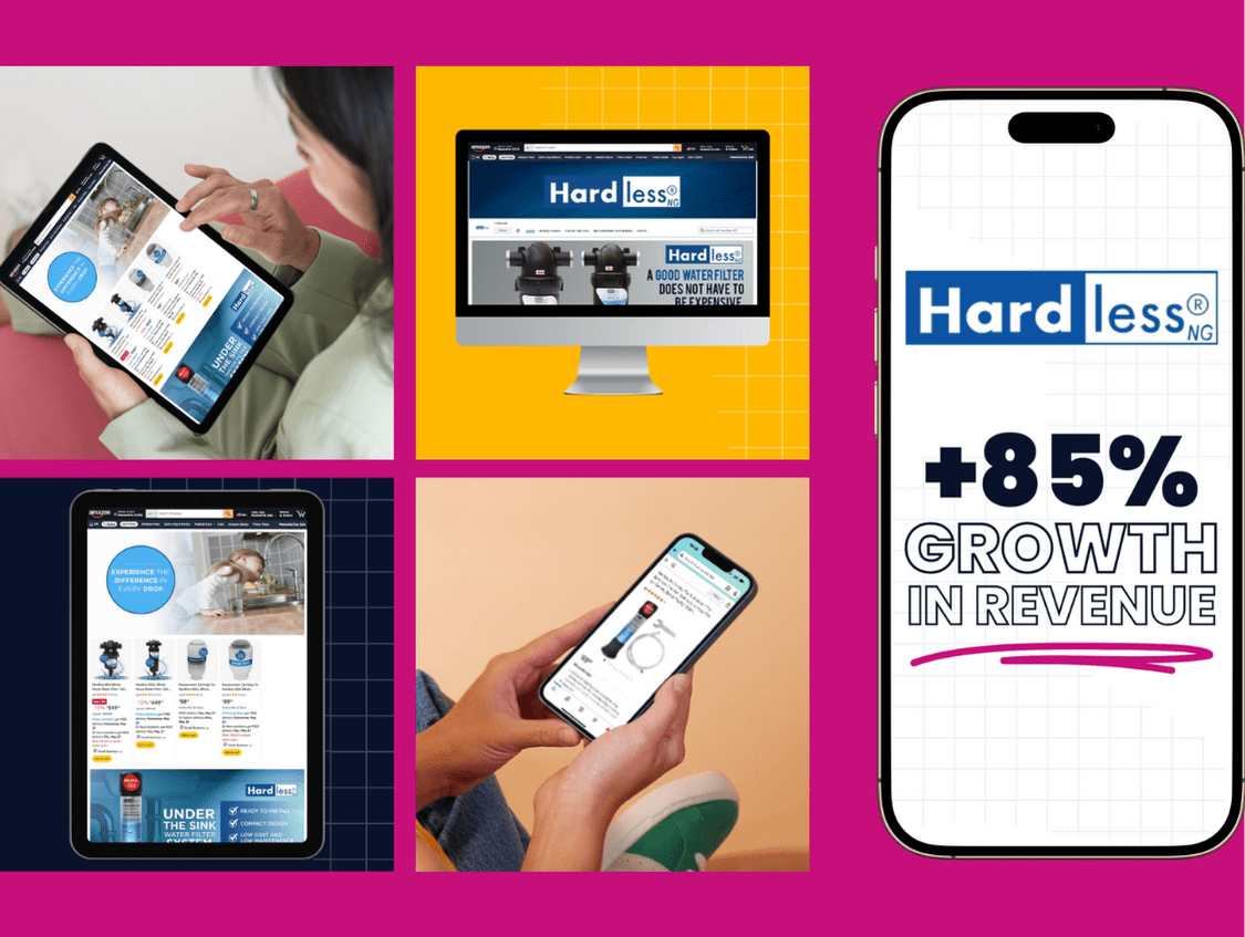 hardless ng - amazon ads - case study - fixed fee ppc